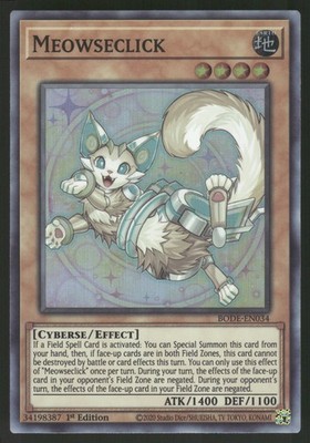 Meowseclick Super Rare Burst of Destiny BODE-EN034 NM