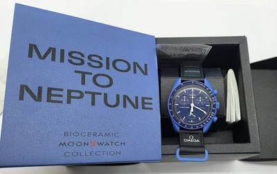 SWATCH x Omega SPECIAL Mission To Neptune 2022 SO33N100 Neu 42 mm - Bild 1 von 4