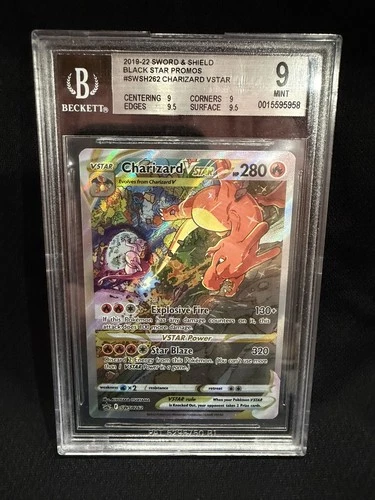 Charizard VSTAR SWSH262 SWSH: Sword & Shield Promo Cards Holo BGS 9 MINT
