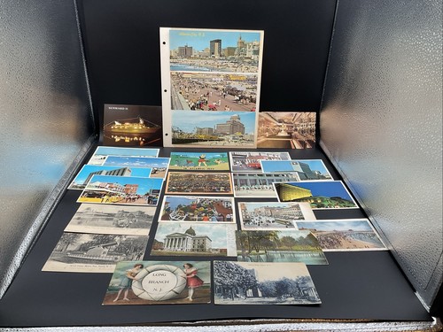 28 alte & antike Postkarten Lot - New Jersey: Atlantic City Asbury Park Newark