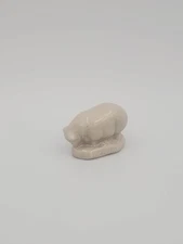 Wade Whimsies Red Rose Tea White Sheep Mini Ceramic Porclein Figures