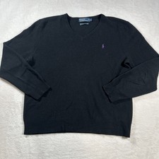 Polo Ralph Lauren Sweater Men  s Size L 100 Lambswool Pullover Long Sleeve