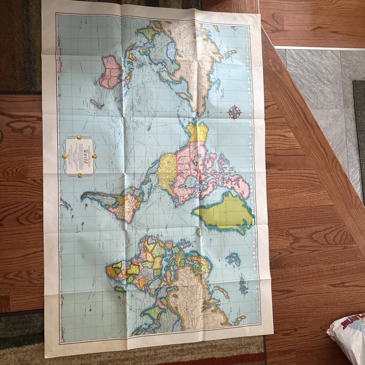 25+ Rand McNally & Co. Vintage Original Antique World Maps