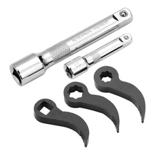 5Pcs Pry Bar Wrench Adaptor Head,Half Shaft Removal Car Repairing Tools9811