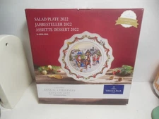 Villeroy & Boch 2022 Annual Christmas Edition Salad Plate Holiday Gift Dish