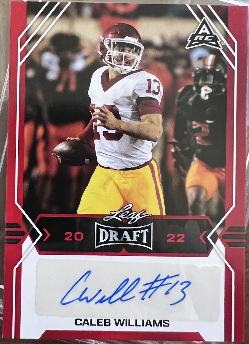 2022 Leaf Draft Caleb Williams #BA-CW1 for sale | eBay