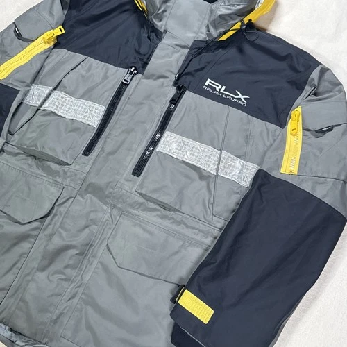 RLX Polo Ralph Lauren Military Army Unit 03 Reflective Rescue Rain Tech Jacket image 3
