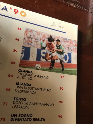 Italia 90 mondiali programma ufficiale - Foto 2 di 2