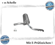 Endschalldämpfer für Audi A2 1.4TDI Bj.00-03 Treibstofftank 34l Auspuff Schelle