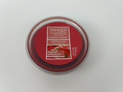 Yankee Candle Simply Home Easy Meltcup Frosted Cinnamon 2.2 oz Christmas Holiday