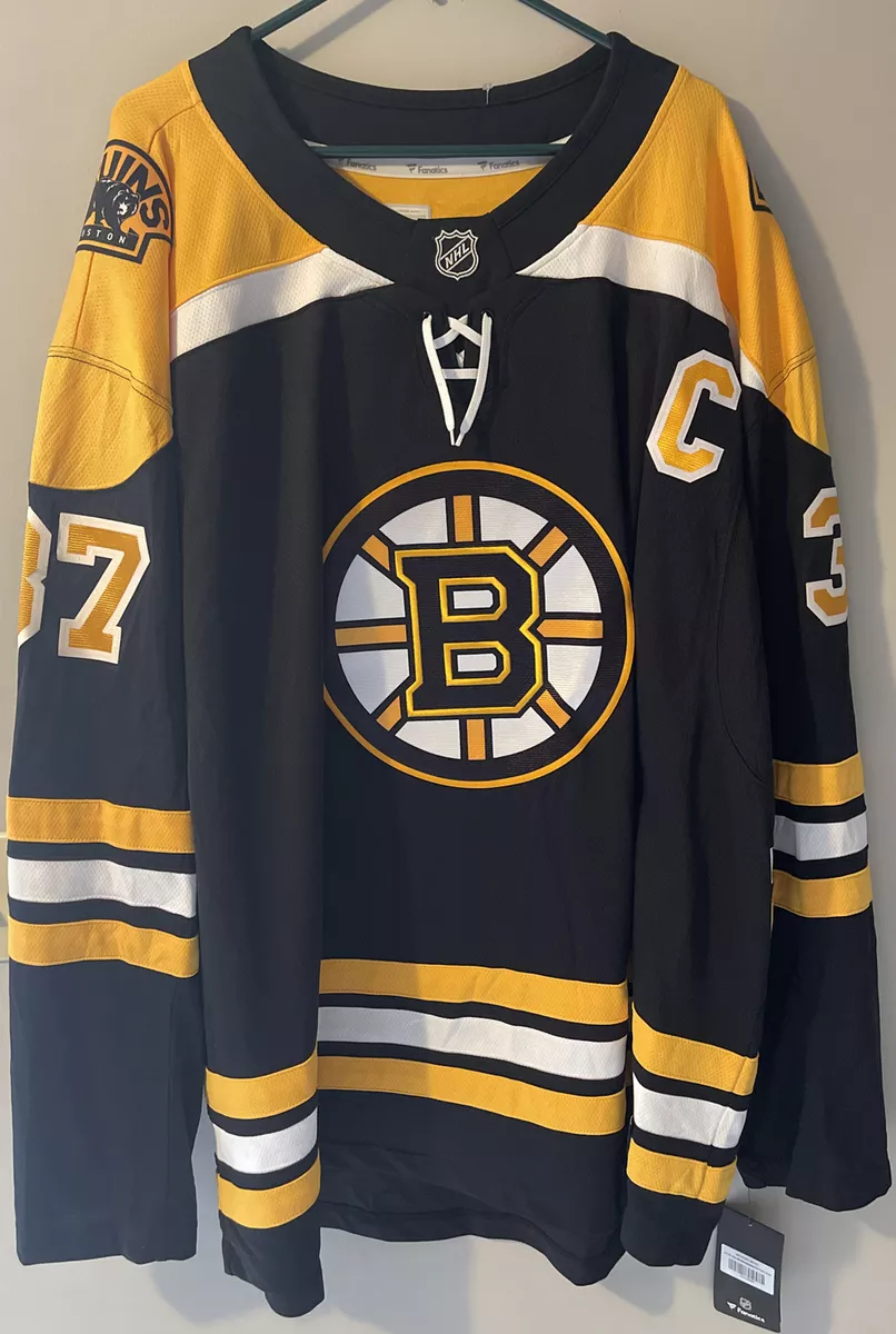 Men's Boston Bruins Patrice Bergeron Fanatics Branded Black