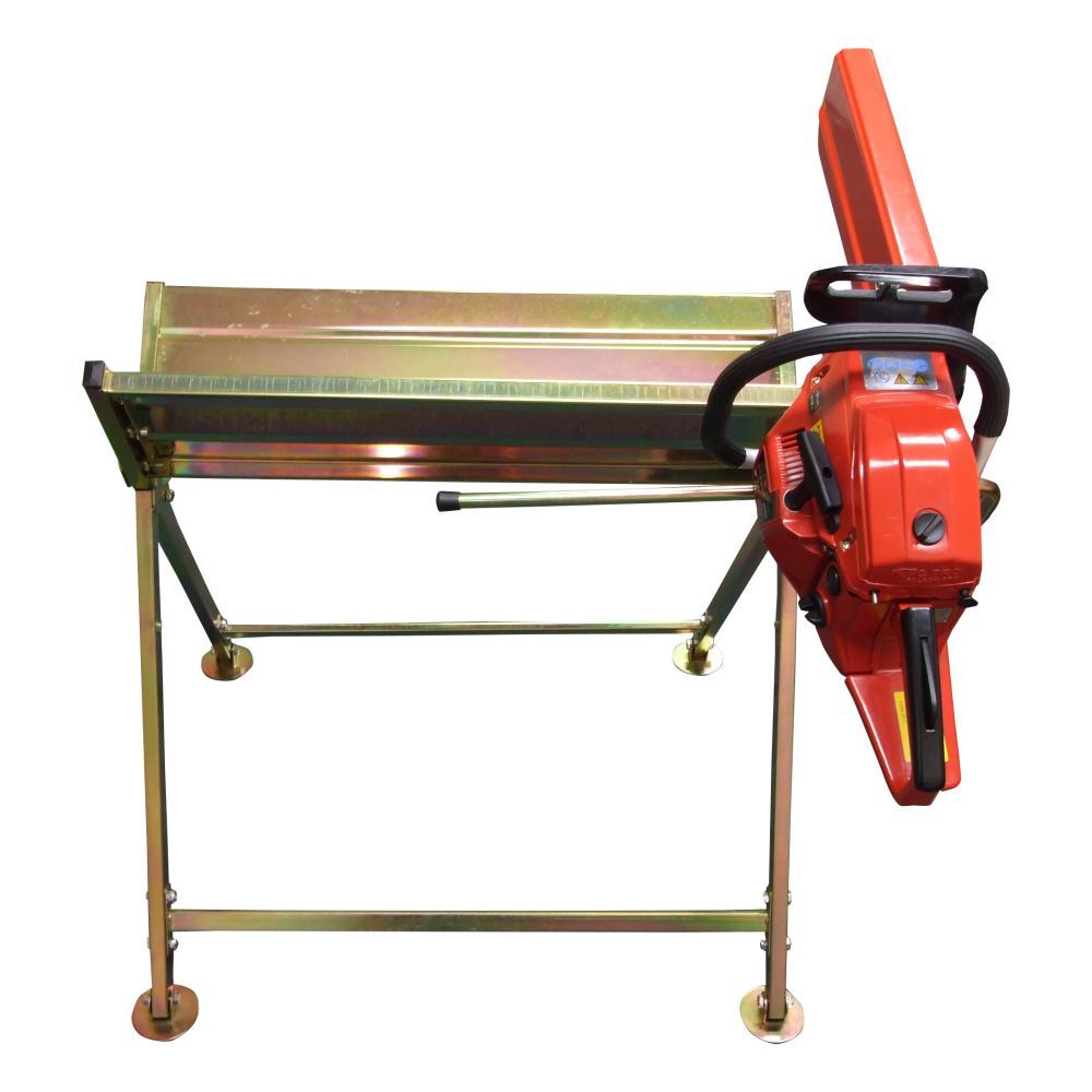 Saw Horse Log Holder RocwooD Metal Folding Wood With Pivoting Chainsaw