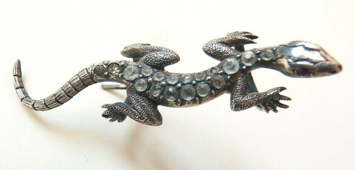 Broche Ancienne Drakkar Viking En Argent Avec Améthyste - Fin XIXe, Début 1900