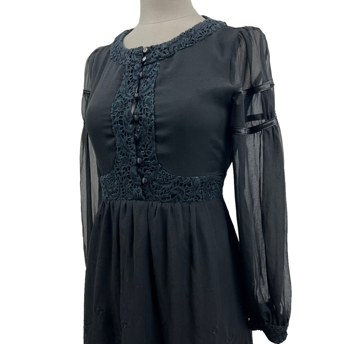 anna sui crochet dress Anna Sui Crochet Lace Set