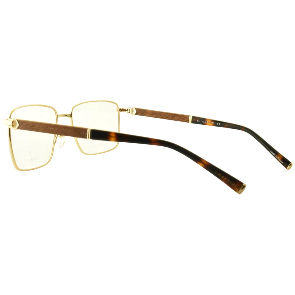 ¡¡NUEVO!! Marco de borde completo rectángulo tortuga dorado brillante PHILIPPE CHARRIOL PC57107 C01 Foto 4 de 4