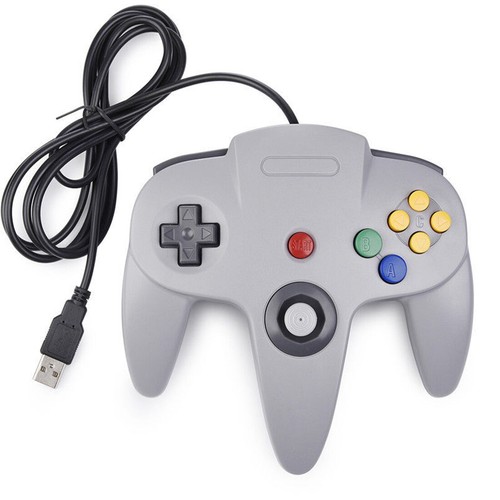 For Windows PC Linux Raspberry Pi Wired N64 USB Controller Gamepad Joystick AU - Picture 6 of 78