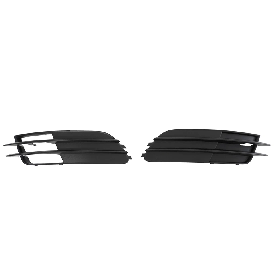 Cubierta de rejilla antiniebla para parachoques delantero negro mate para Audi A6 y A6 Quattro 2012-15 Foto 4 de 4