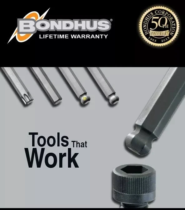 Bondhus, Protanium Standard Length, Ball Driver, 7/32" (Allen) Hex Tool, LOOK! - Image 3 of 4