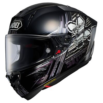 SHOEI X-FIFTEEN CROSS LOGO MOTORCYCLE STREET FULL FACE HELMET