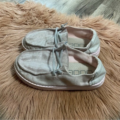 Hey dude Wendy Pink Sparkle Toddler size 12 - Picture 4 of 9