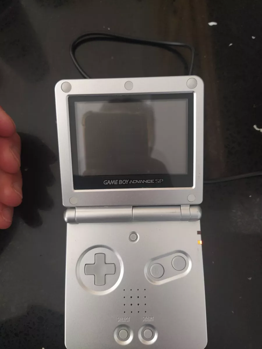 Game Boy Advance SP System Silver with Charger For Sale Nintendo