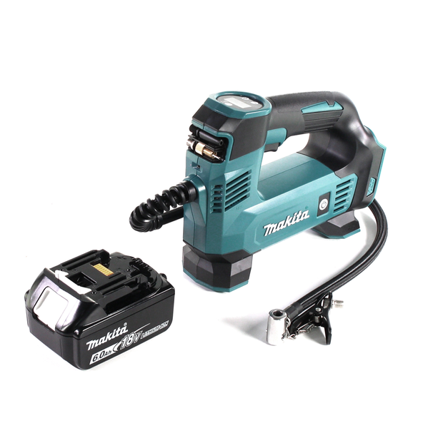 Makita Dmp 180 G1 Akku Kompressor 18 V 8,3 Bar 1X Akku 6,0 Ah - Ohne LadegeräT-image