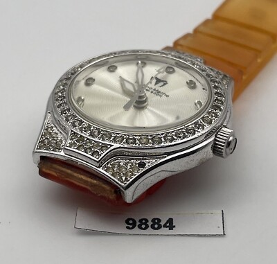 PROJECT TO FIX TECHNOMARINE SILVER DIAL PAVE DIAMOND LADIES WATCH BVT9884