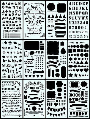 Dotted Journal Stencil Set (Over 300 Designs That Are Great