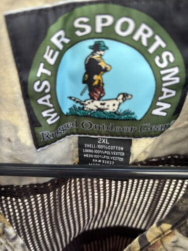 MASTER SPORTSMAN Rugged Outdoor Gear, Field Camo Hunting Vest, Men’s XXL - Picture 2 of 8