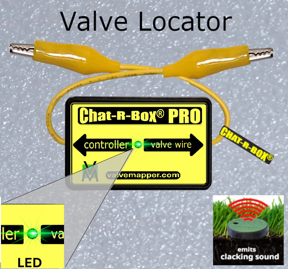 Lawn Valve Locator Chat-R-Box ® PRO w/LED, Valve Finder, find Buried Valves - Image 2 of 4