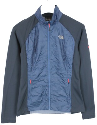 The North Face Summit Series Sweatshirt Damen S Reißverschluss Logo Außen Blau