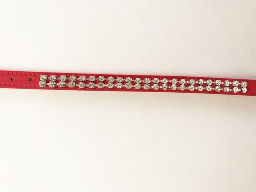 Red Bling Collar - Bark Avenue Bling - Picture 6 of 6