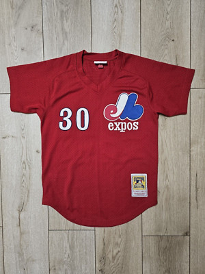 MONTREAL EXPOS JERSEY TIM RAINES 1989 RARE BASEBALL JERSEY SHIRT S MITCHELL NESS