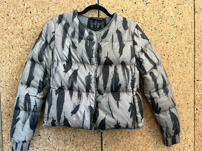 Helly Hansen Embla Down Ski Snow Jacket Cropped Sz M Reversible