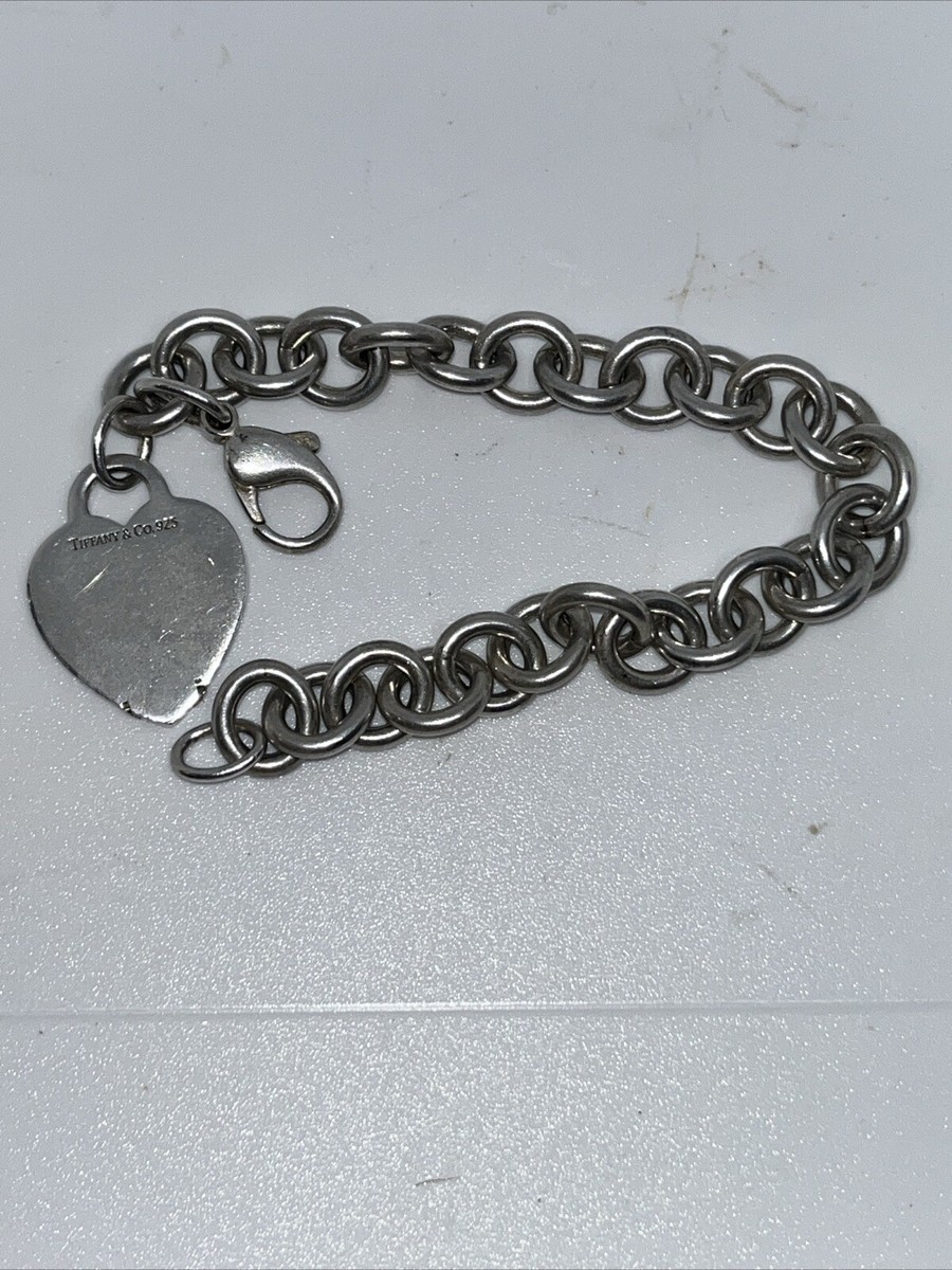 アクセサリー tiffany&co return to heart bracelet 925 Tiffany & Co. 925 Sterling Silver RTT Return Heart Bracelet