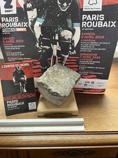 RARE VÉRITABLE PAVÉ PARIS ROUBAIX COURSE CYCLISTE VELO MITHYQUE ROUTE PAVÉE !!!