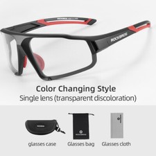RockBros Cycling Photochromic Polarised Glasses Cycling Sports Sunglasses UV400