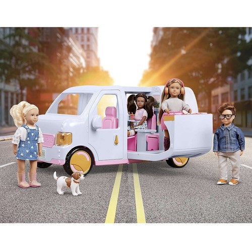 Lori Dolls Sweet Escape SUV di lusso • Mini bambole 6" • porte/finestre aperte -• 3+ anni - Foto 5 di 6