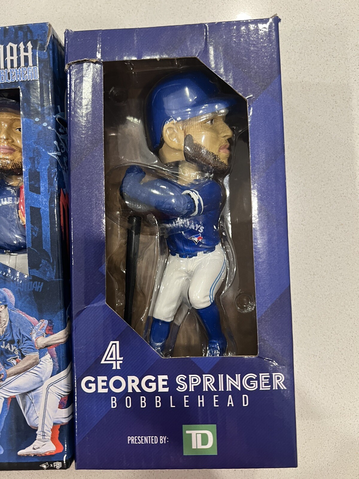 Set of 4 TORONTO BLUE JAYS BOBBLEHEADS LOT Victory Vlad Springer Manoah