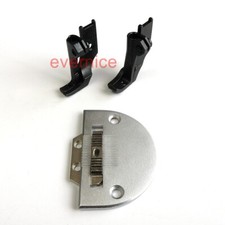 per Consew 206RB Piedino da Passeggio Sinistro e Destro Piedi Cerniera,Piastra Ago,Nutrire Cane