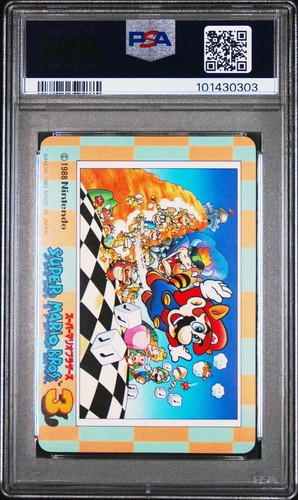1989 CARDDASS SUPER MARIO BROS. 3 CARD # 14 ( FIRE BRO ) GRADED PSA 9 - Photo 2/2
