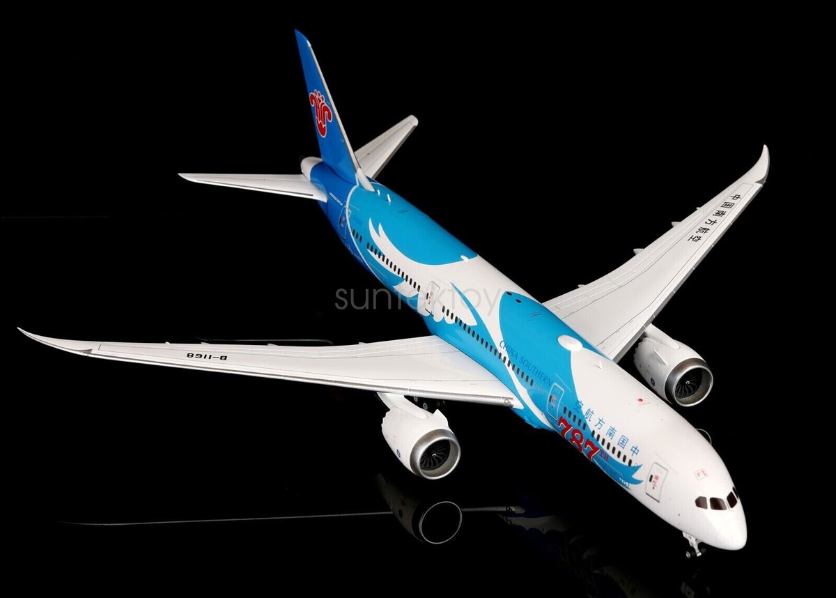 SQ Wings 1:200 中国南方航空 B787-9 B-1168 1:200 SQ Wings Diecast Aircraft Model China Southern Boeing
