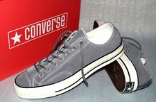 Converse 162376C CHUCK 70 OX Wild Leder Schuhe Sneaker Boots 48 51,5 Grau Egret