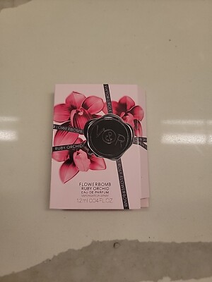 Flowerbomb Ruby Orchid by Viktor & Rolf EDP Carded Sample Spray 0.04 OZ / 1.2ml