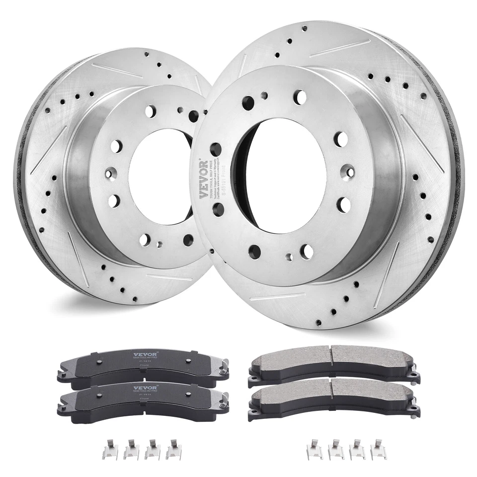 Front Brake Rotor+Pads for 11-19 Chevrolet Silverado/GMC Sierra 2500HD 3500HD Foto 2 de 4