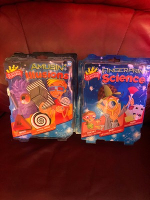 Scientific Explorer set of 2 (Amusin' illusions and Fingerprint) NIP FREE SHIP
