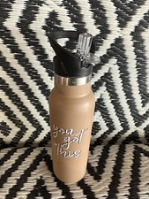 YOU GOT THIS Custom White Stainless Steel 18oz Water Bottle