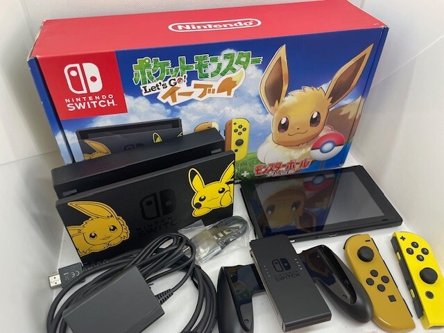 Nintendo Switch Let's Go Eevee Limited Edition Console fast ship
