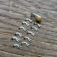 Bulova Accutron 214 Lot of 12 Used Pawl Bridge Assembly Parts (S214)