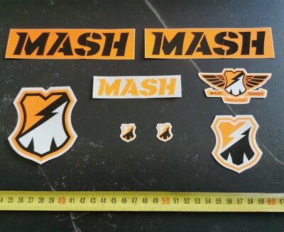    8 Aufkleber Sticker Cinelli MASH SF Original   Rahmen Fahrrad NEU  